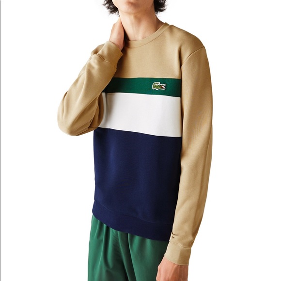 Men’s colorblock striped sweatshirt - Picture 2 of 6